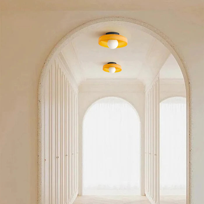 LumoCirca | Runde LED-Deckenleuchte – Minimalistische Glaslampe, Modernes Design, Energieeffizient