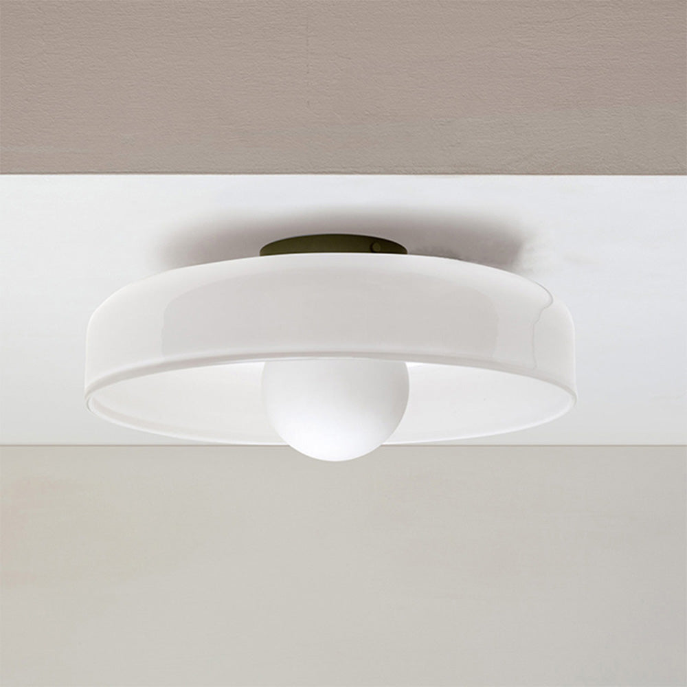 LumoCirca | Runde LED-Deckenleuchte – Minimalistische Glaslampe, Modernes Design, Energieeffizient