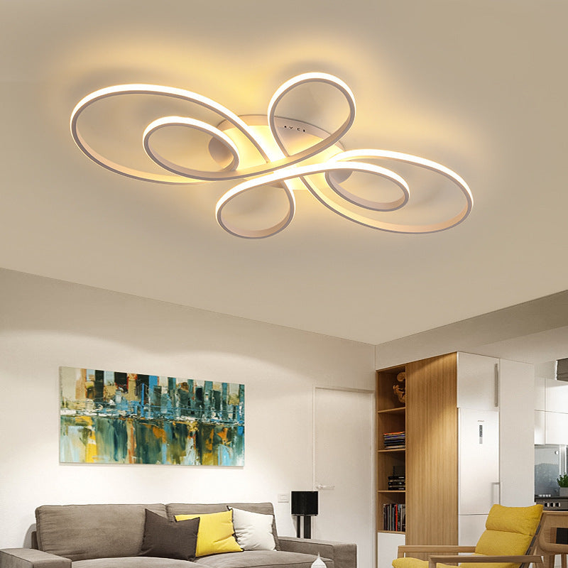 LumaPure | Modern Ring LED Deckenleuchte Schwarz/Weiß