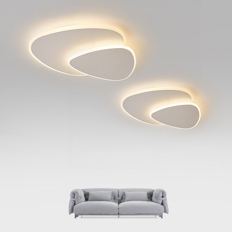 Luminora | Moderne LED-Deckenlampe – Dimmbar mit 3 Lichtfarben, Fernbedienung