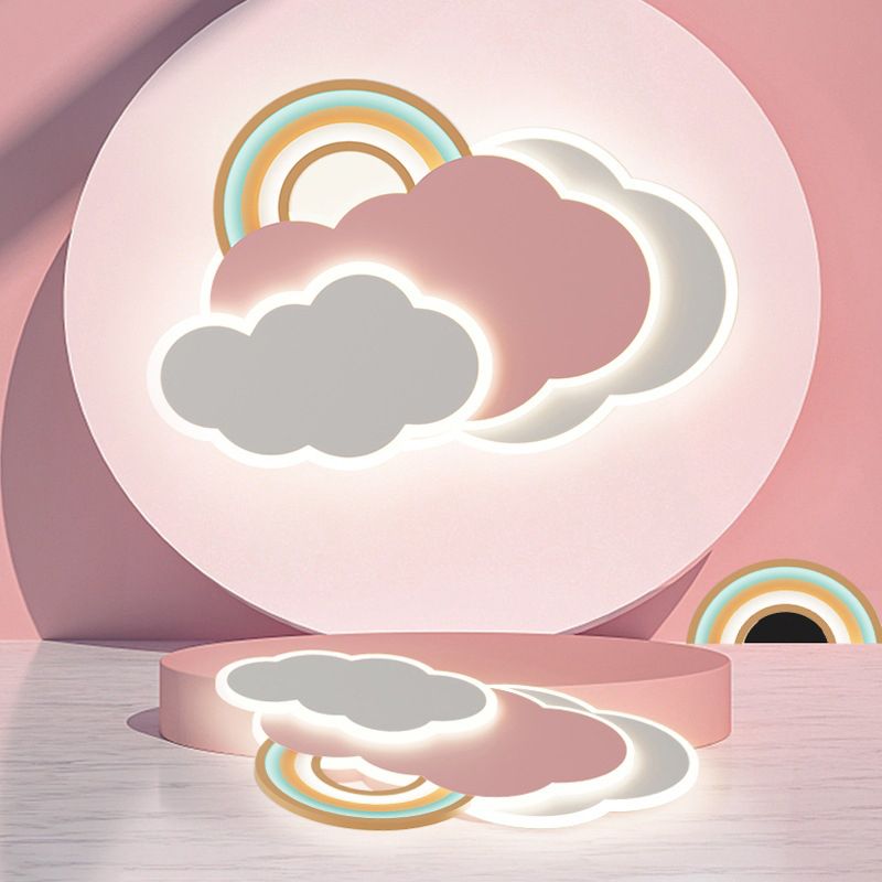 CloudLicht | LED Deckenleuchte - Moderne Wolkenform für Kinderzimmer