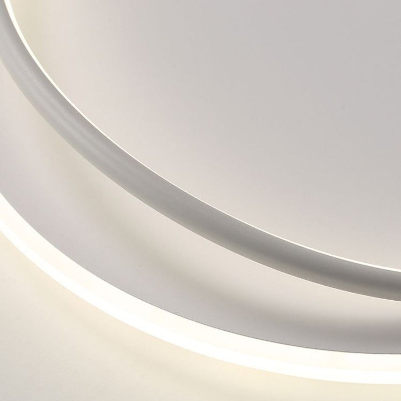 LumaPure | LED Deckenleuchte Dimmbar Ring Schwarz Ess/Wohn/Schlafzimmer