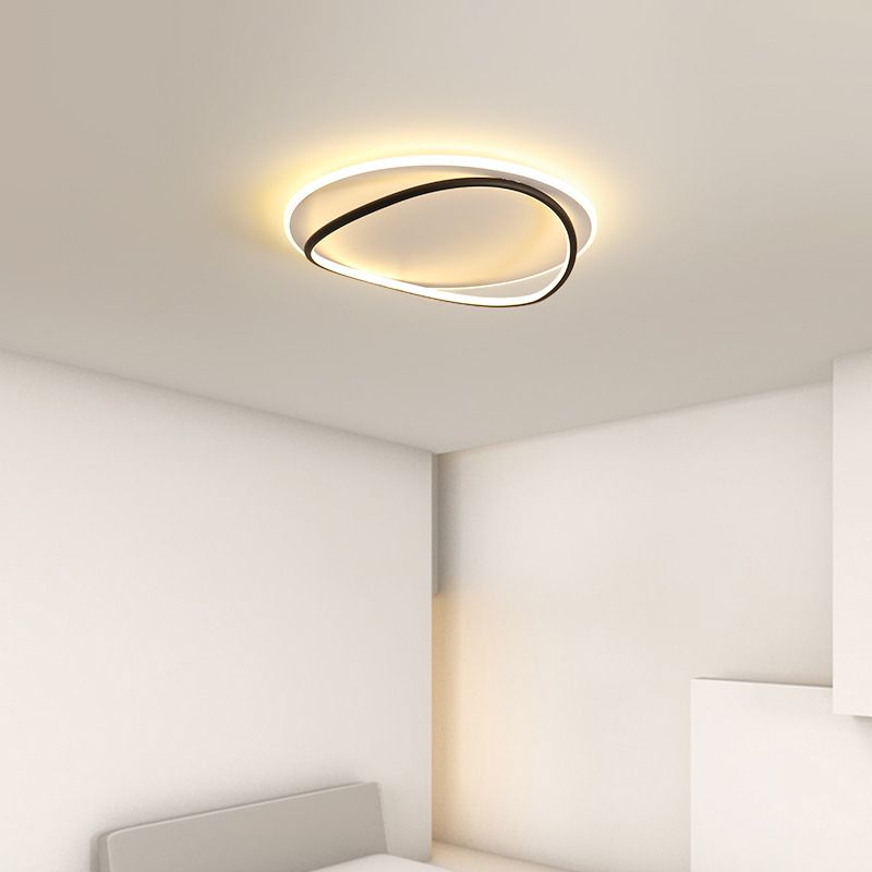LumaPure | LED Deckenleuchte Dimmbar Ring Schwarz Ess/Wohn/Schlafzimmer