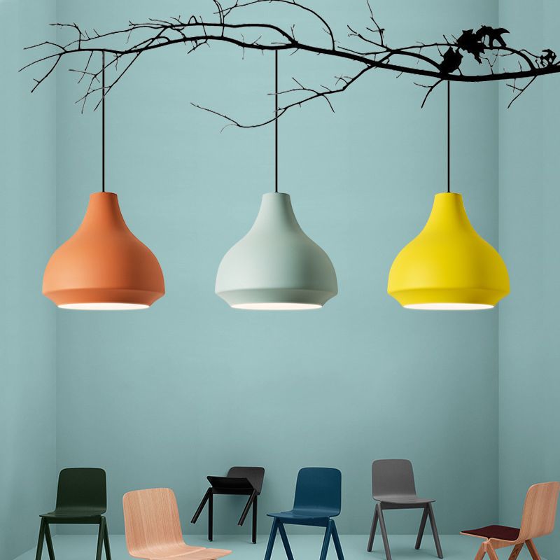 NoirLume | Moderne LED Pendelleuchte Schwarz/Gelb Wohn/Esszimmer Esstisch Metall