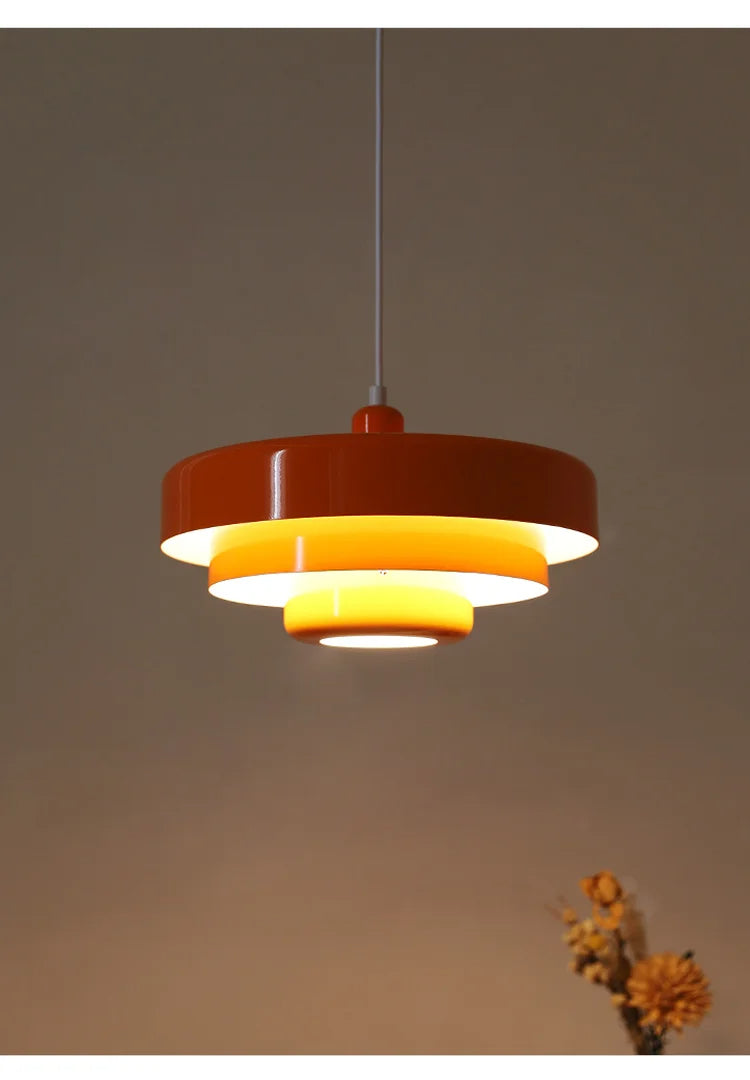 HaloLight | Norwegische LED-Hängelampe – Dimm- & Höhenverstellbare, Metall, Ø35 cm