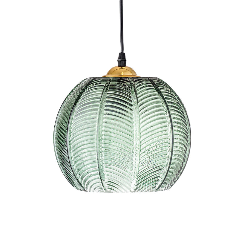 Oudy Vintage Grün-Glas Hängelampe