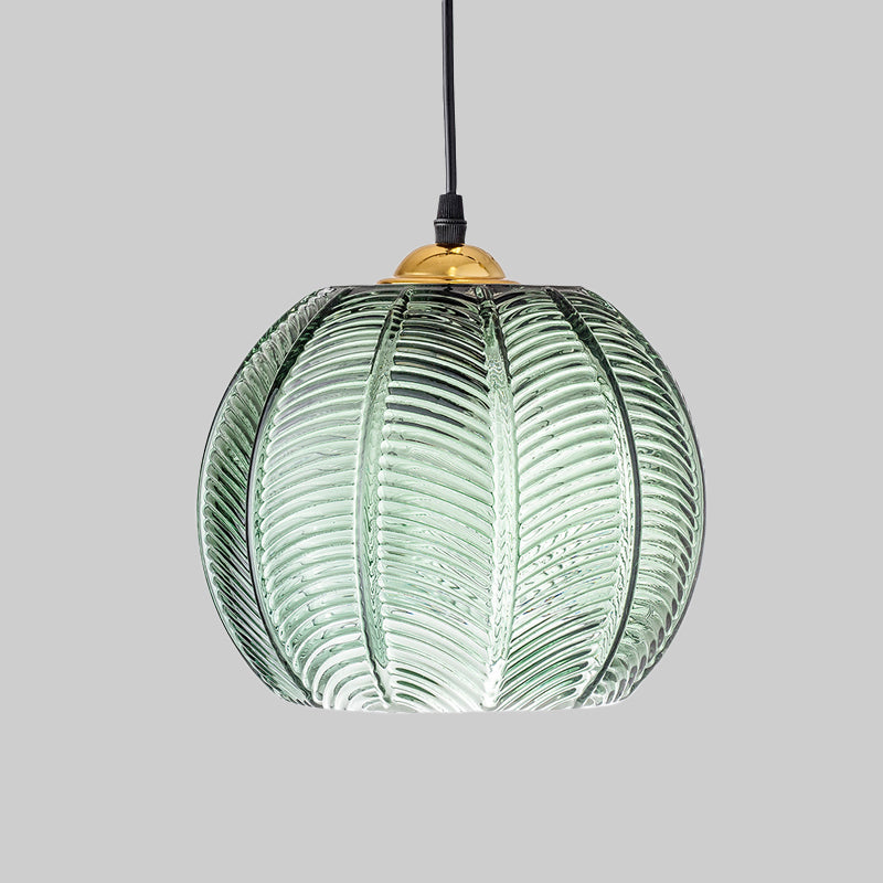 Oudy Vintage Grün-Glas Hängelampe