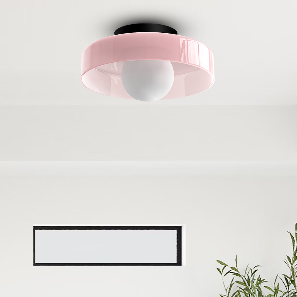 LumoCirca | Runde LED-Deckenleuchte – Minimalistische Glaslampe, Modernes Design, Energieeffizient