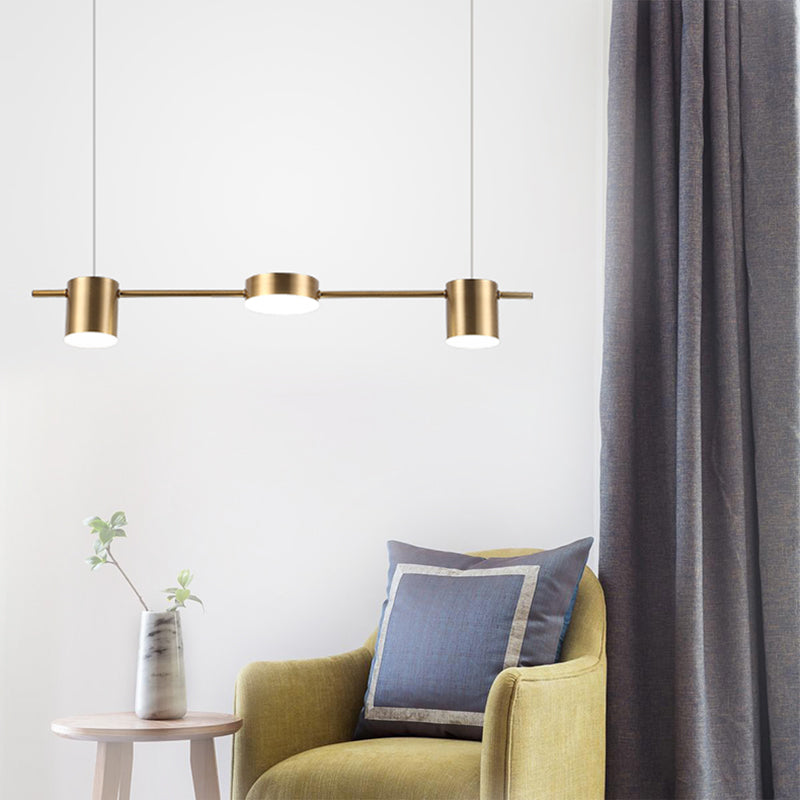 LunaDrum | Aluminium Pendelleuchte Insel Modern Einfach