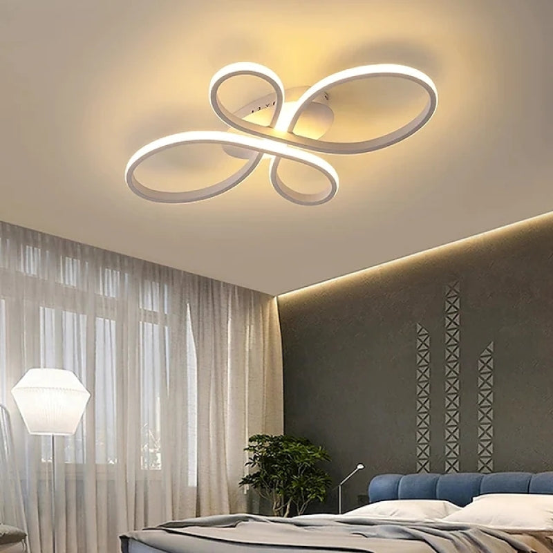 LumaPure | Modern Ring LED Deckenleuchte Schwarz/Weiß
