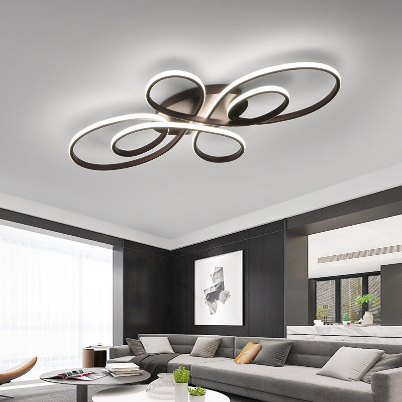 LumaPure | Modern Ring LED Deckenleuchte Schwarz/Weiß