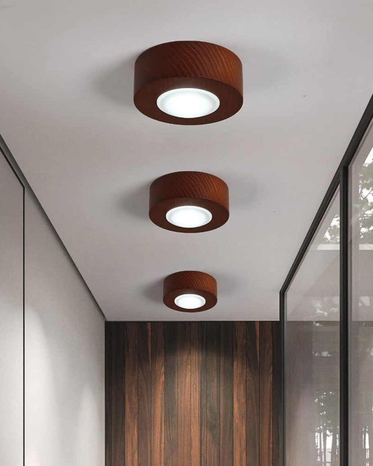 HolzLicht Deckenleuchte | Natürliche Eleganz für minimalistische Räume