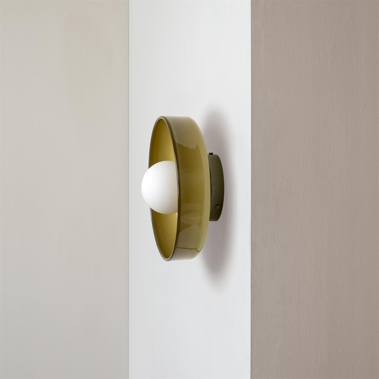 LumoCirca | Runde LED-Deckenleuchte – Minimalistische Glaslampe, Modernes Design, Energieeffizient