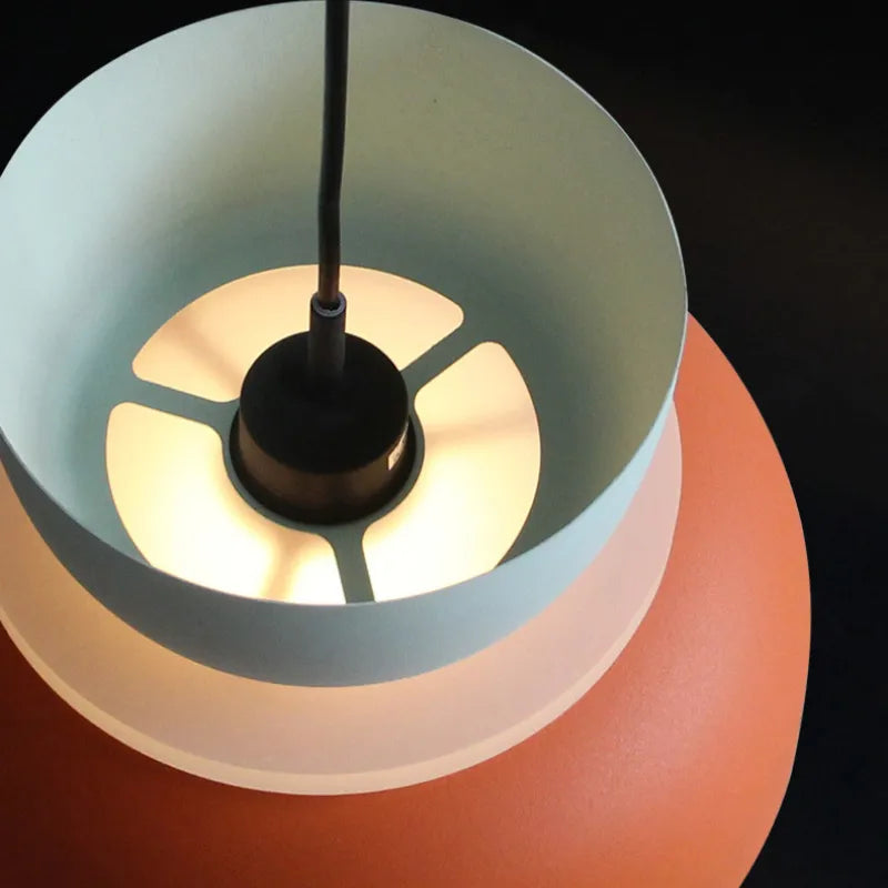 LuminaGlow | Hängelampe – Skandinavische LED-Pendelleuchte im Macaron-Stil, Minimalistisches Design, Weiche Farbpalette, Für Wohnzimmer, Esszimmer & Schlafzimmer8