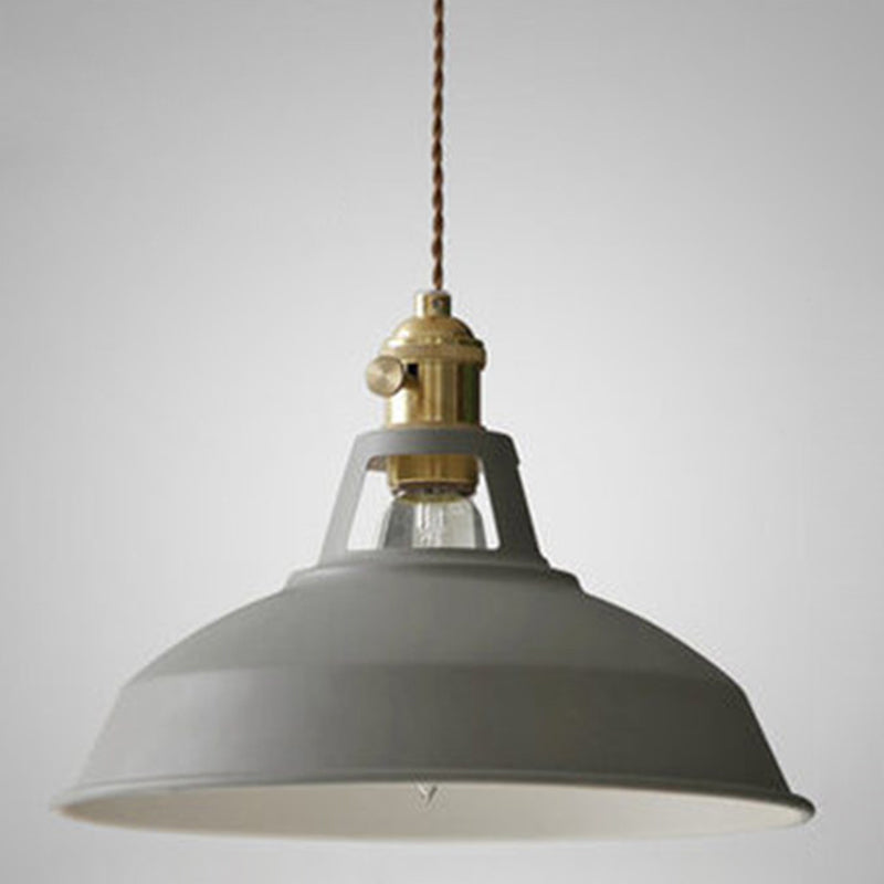 RetroLume Nr1 | Industrielle Hängeleuchte – Metall-Pendelleuchte im Vintage-Design, Anpassbare Kettenlänge
