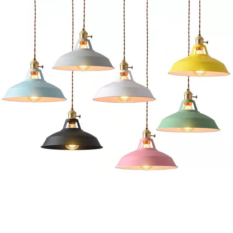 RetroLume Nr1 | Industrielle Hängeleuchte – Metall-Pendelleuchte im Vintage-Design, Anpassbare Kettenlänge