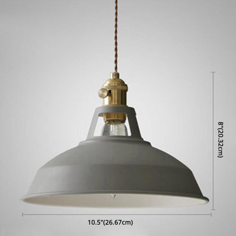 RetroLume Nr1 | Industrielle Hängeleuchte – Metall-Pendelleuchte im Vintage-Design, Anpassbare Kettenlänge