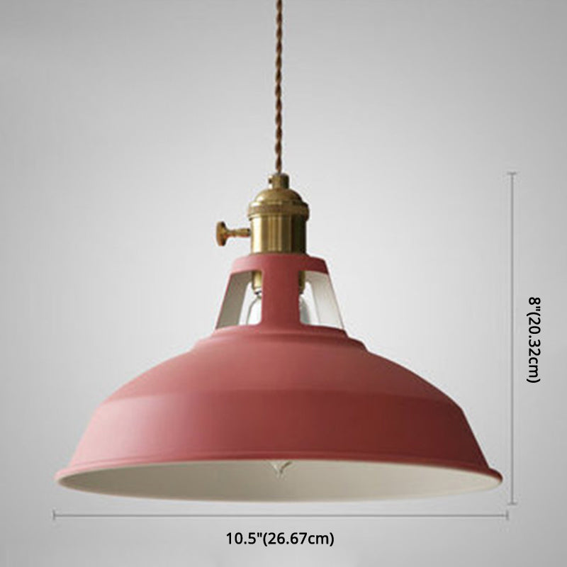 RetroLume Nr1 | Industrielle Hängeleuchte – Metall-Pendelleuchte im Vintage-Design, Anpassbare Kettenlänge
