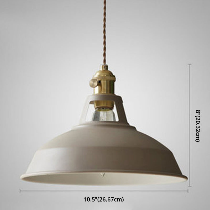 RetroLume Nr1 | Industrielle Hängeleuchte – Metall-Pendelleuchte im Vintage-Design, Anpassbare Kettenlänge