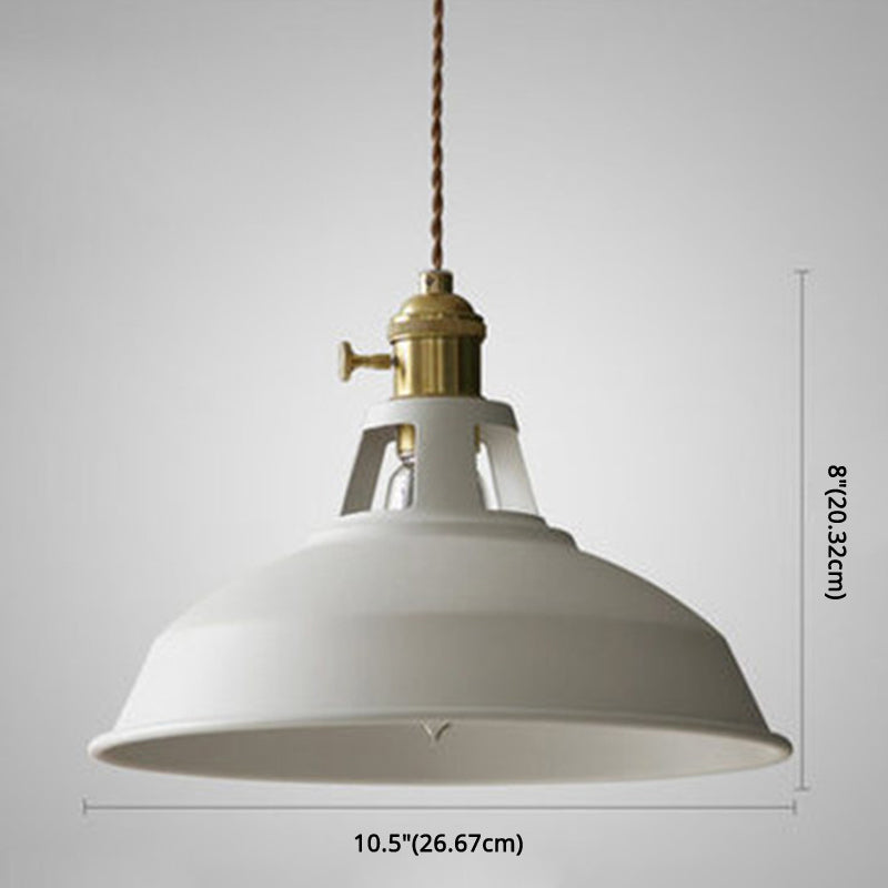 RetroLume Nr1 | Industrielle Hängeleuchte – Metall-Pendelleuchte im Vintage-Design, Anpassbare Kettenlänge