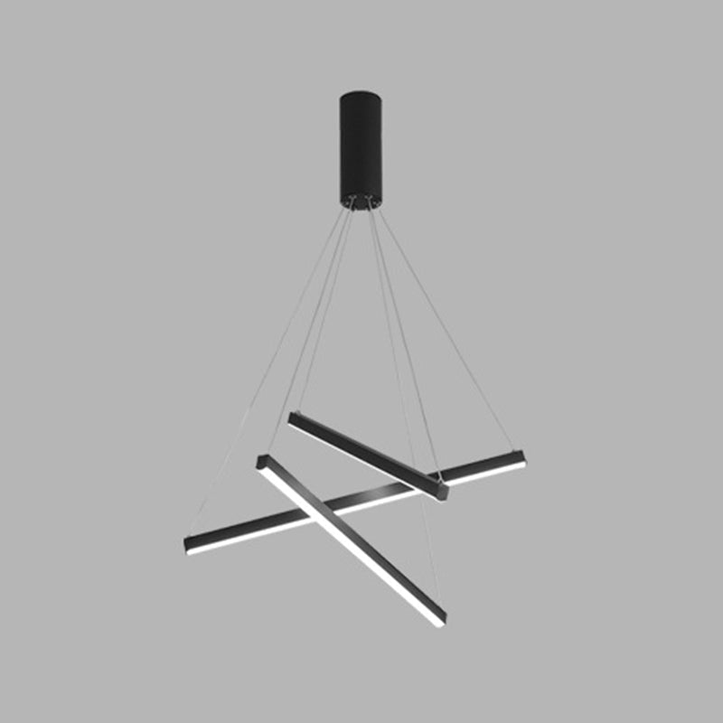 LumiStrata | Moderne LED-Pendellampe – dimmbar mit Fernbedienung