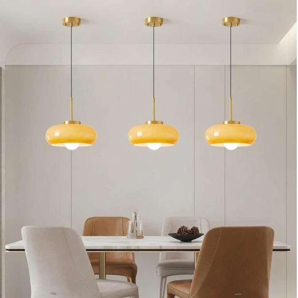 NachtSchimmer | LED-Deckenleuchte – Elegantes Glas-Design