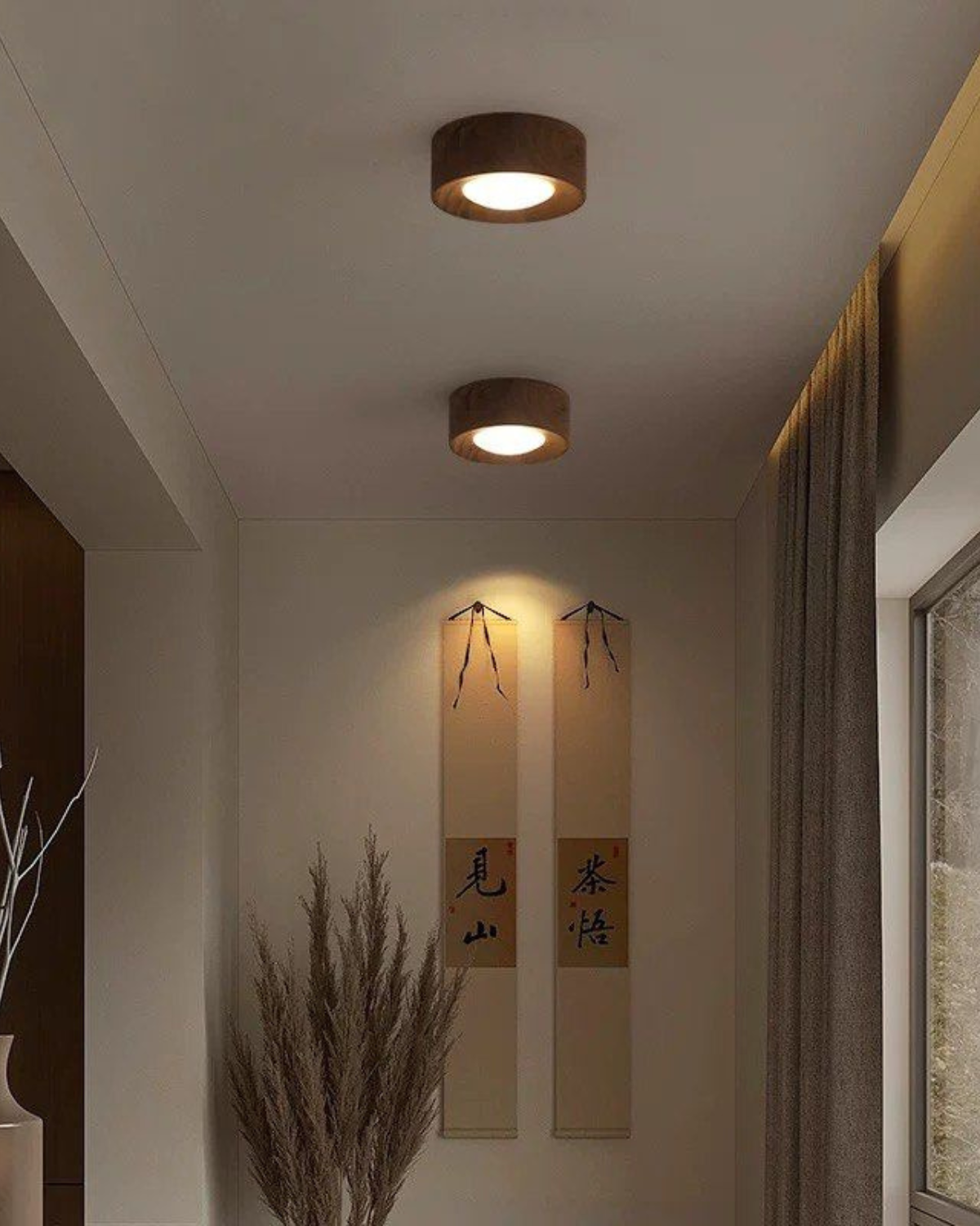 HolzLicht Deckenleuchte | Natürliche Eleganz für minimalistische Räume