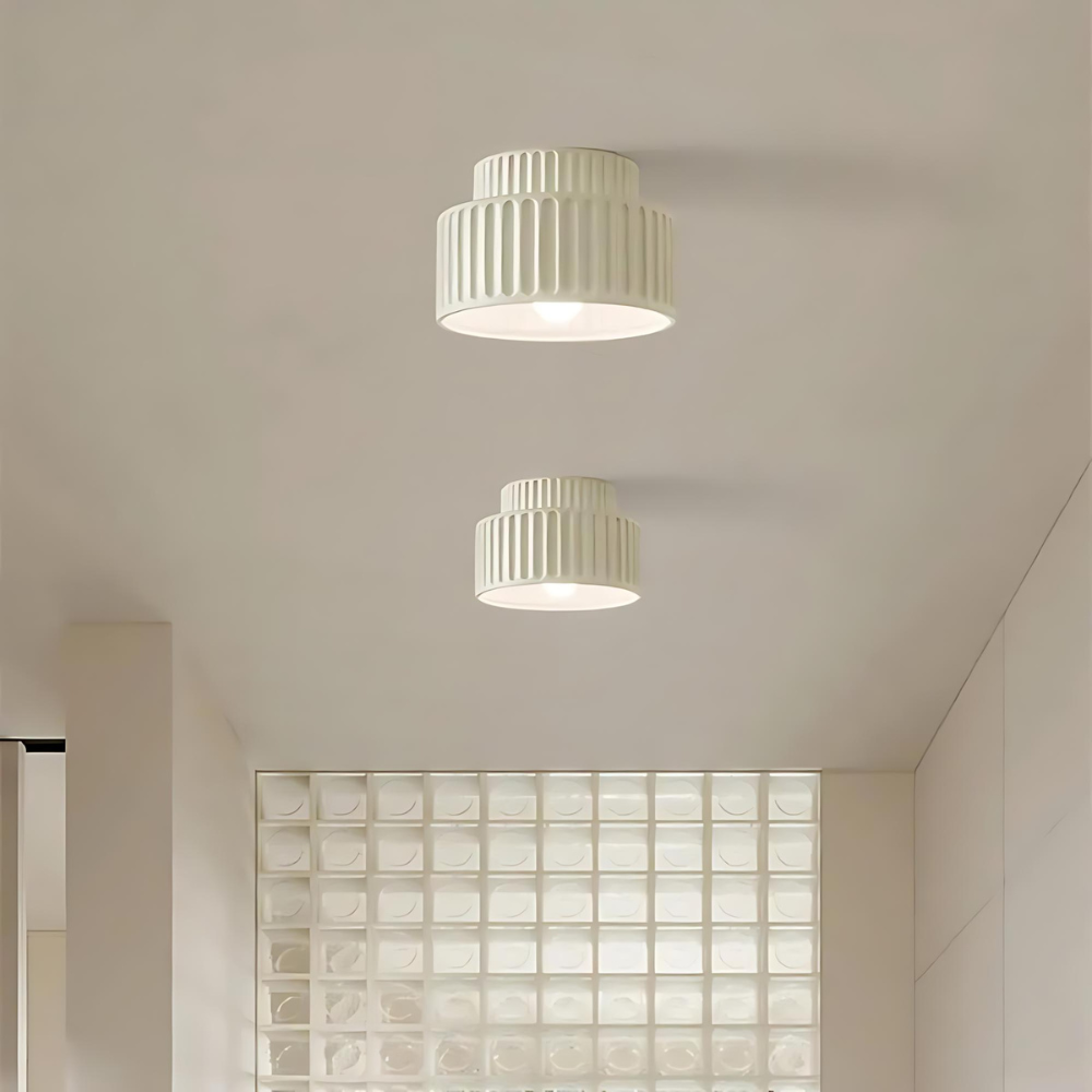 Die Königliche Krone – Elegante LED-Deckenleuchte - Weiß
