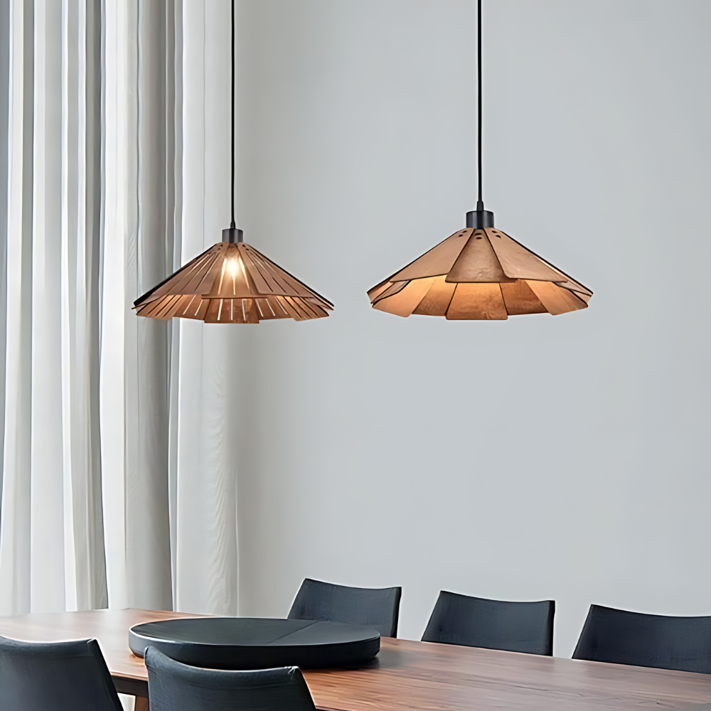 RetroMuto | Vintage LED-Hängelampe für stilvolle Beleuchtung - Ebenholzbraun