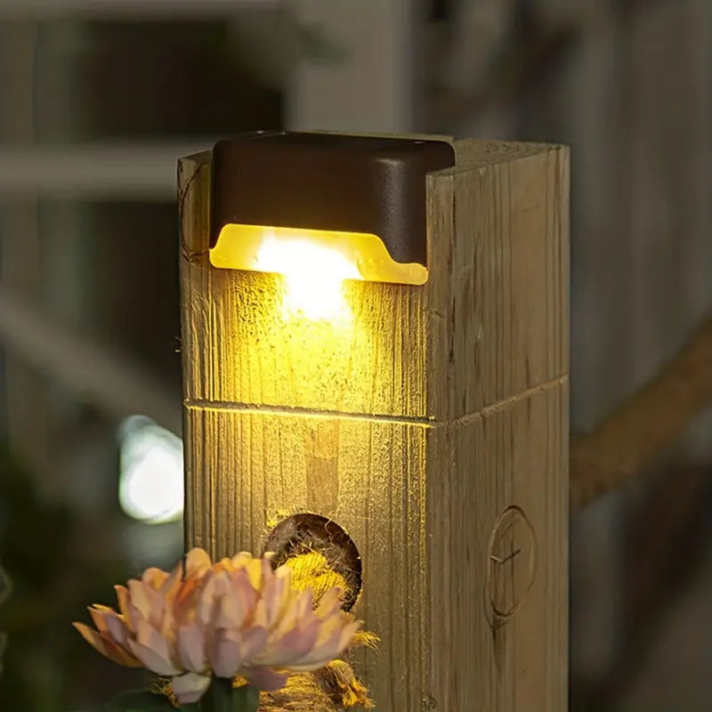 StufenLux | Elegante solarbetriebene Treppenbeleuchtung mit modernem Design