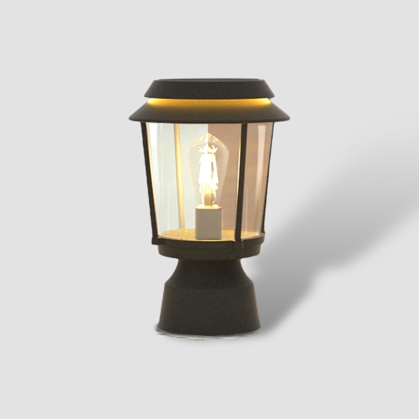 Solar Außenlampe mit IP65 Schutz – Edelstahl LED Wandlampe für Garten und Terrasse-2