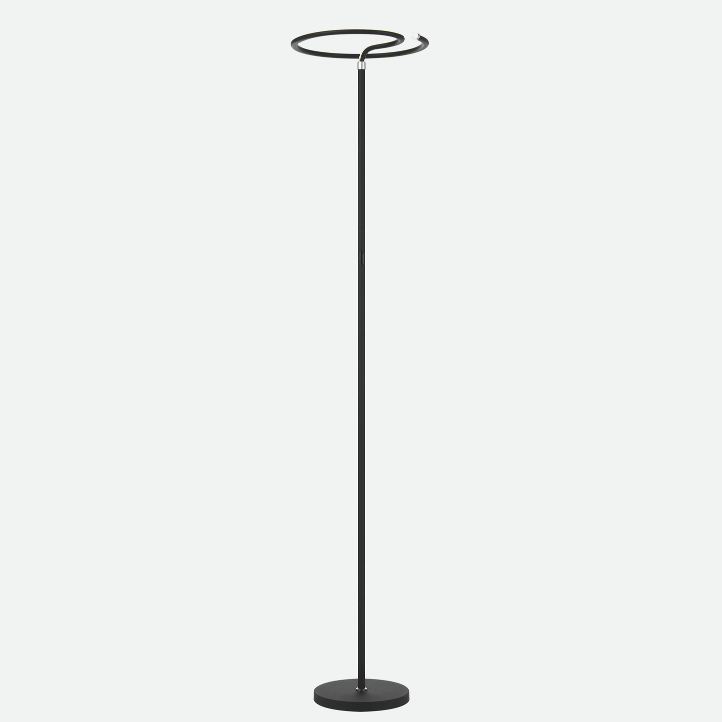 Elegante schwarze LED-Stehlampe Jaris