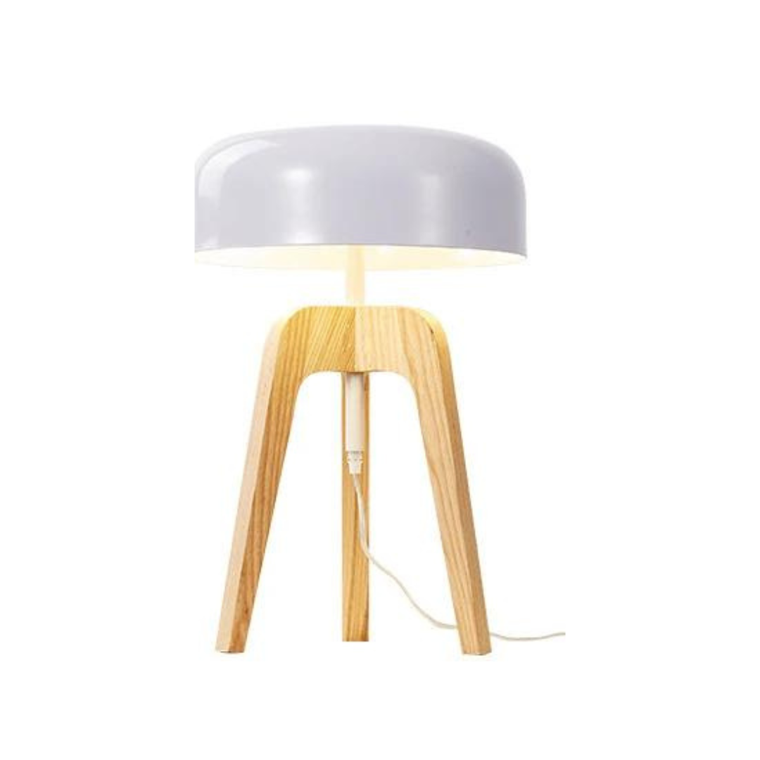 Orino – Klassische Stehlampe im Holz-Bambus-Design mit edlem Walnuss-Finish