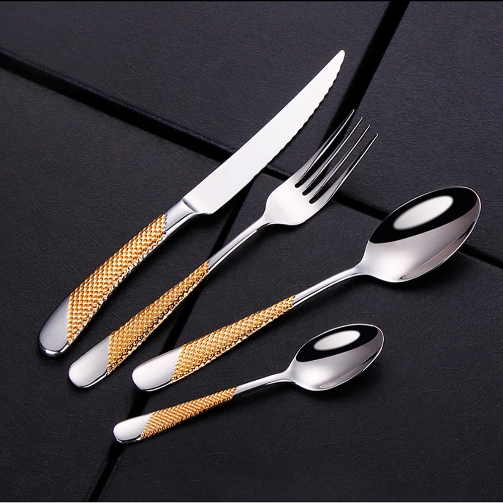 Veloria | Tafelbesteck – Edelstahl Besteckset mit elegantem Design für jeden Anlass
