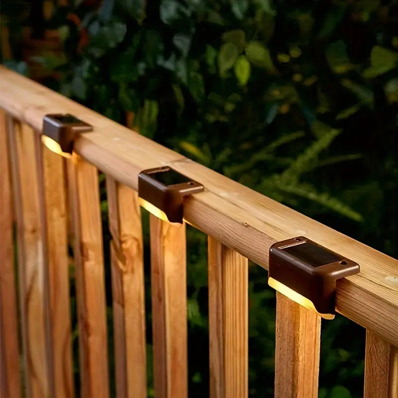 StufenLux | Elegante solarbetriebene Treppenbeleuchtung mit modernem Design