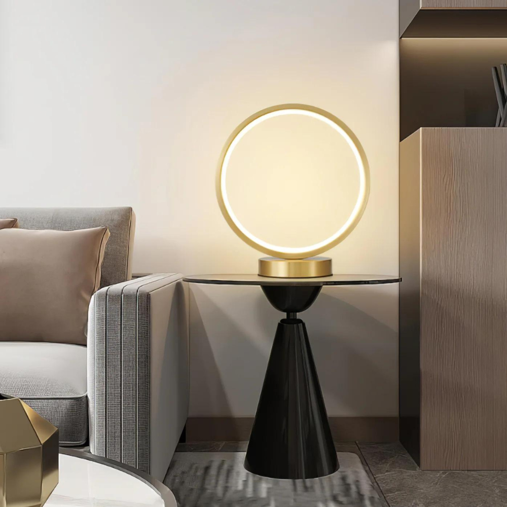Lichtkreis – Stilvolle LED-Tischleuchte