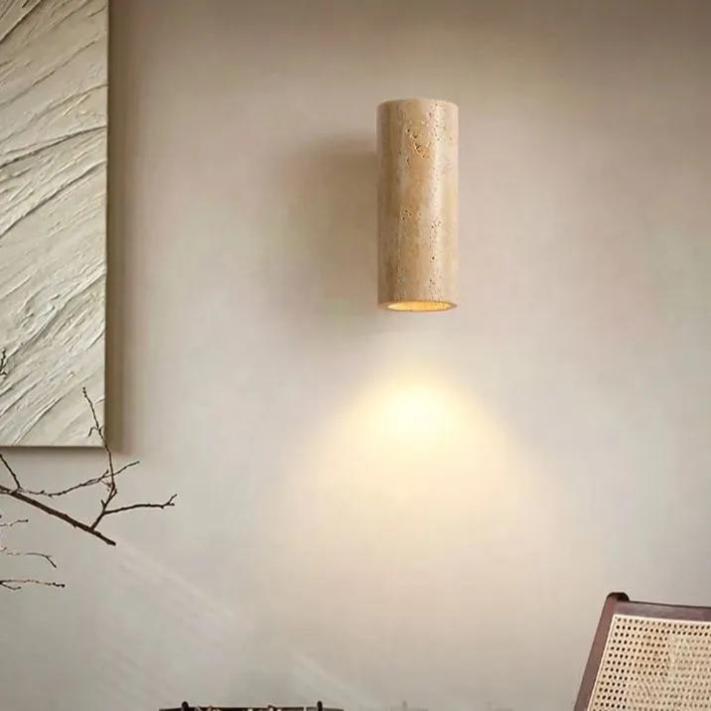 ZenGlow | Wabi-Sabi Wandleuchte - Harmonie der Elemente