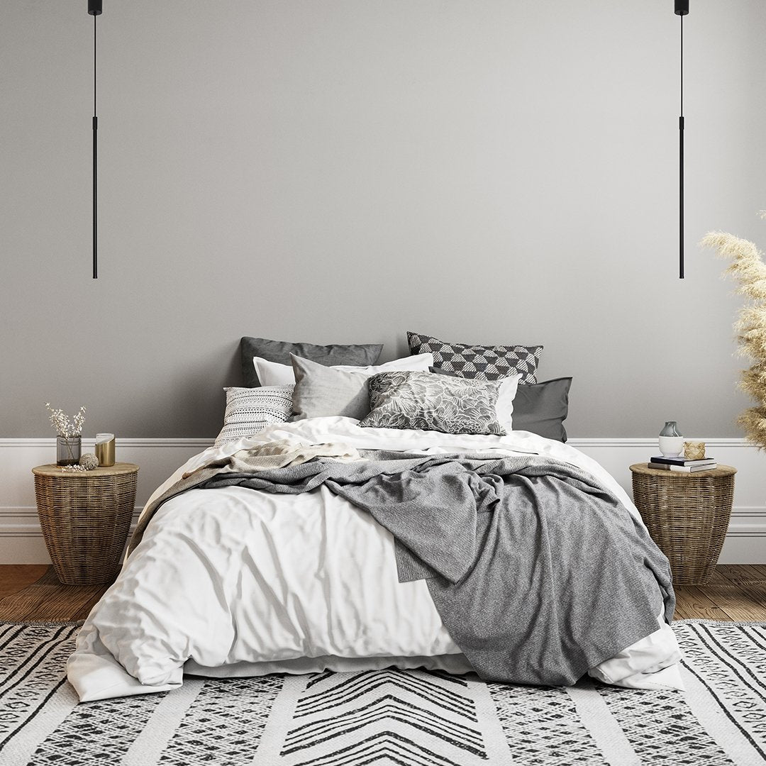 LunaGlow | Minimal-Design LED-Deckenlampe – Fernbedienung, Nachtlicht-Modus