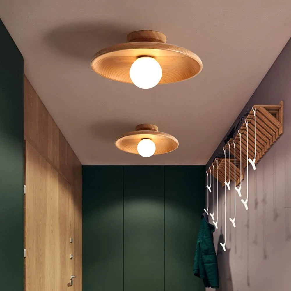HolzPlatt | Strahlendes Naturholzlicht - Elegante Beleuchtung