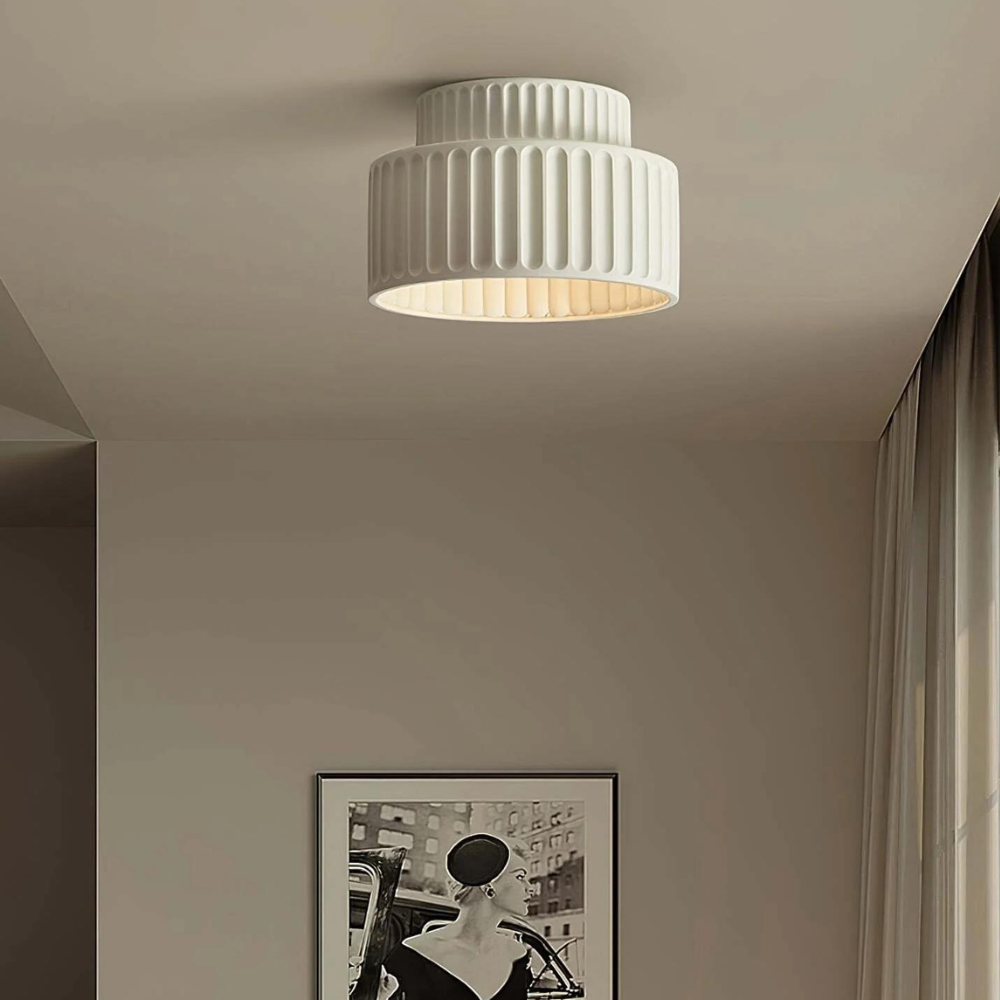Die Königliche Krone – Elegante LED-Deckenleuchte - Weiß