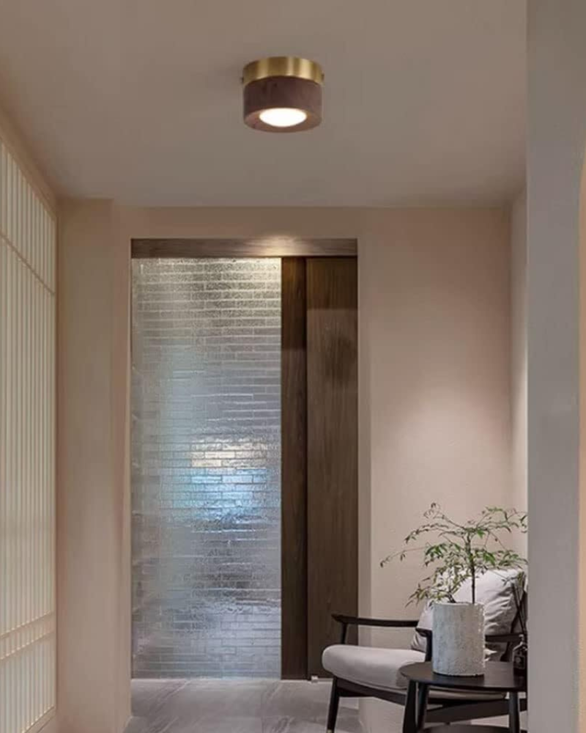 GoldHolz Deckenleuchte | Natürliche Eleganz mit modernem Charme
