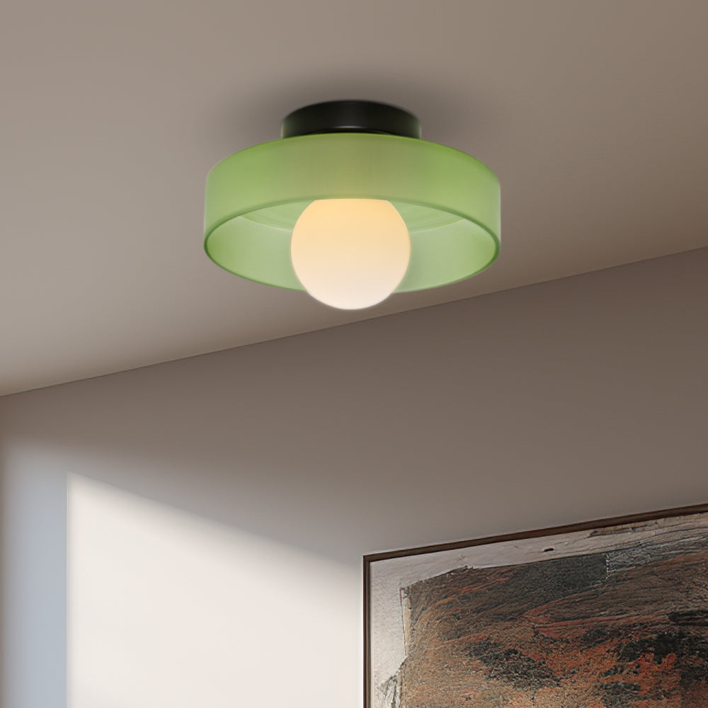 LumoCirca | Runde LED-Deckenleuchte – Minimalistische Glaslampe, Modernes Design, Energieeffizient