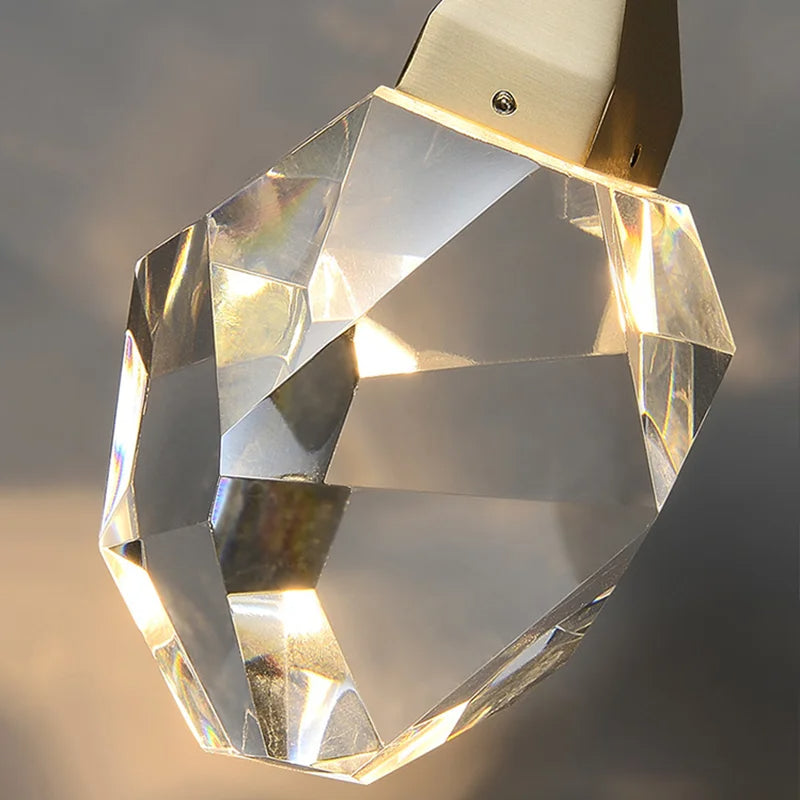 Tremezzo Kristall Kronleuchter | LED-Kronleuchter aus Kupfer & K9-Kristall – dimmbar, verschiedene Größen