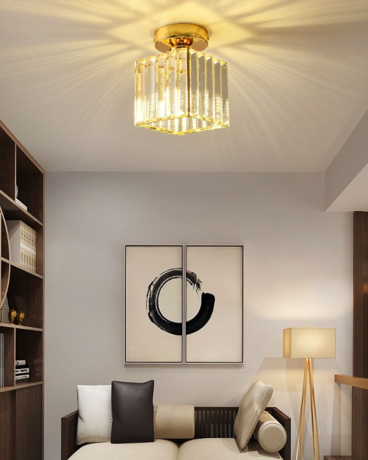 KristallGlanz Deckenleuchte | Eleganz und Strahlkraft für Ihr Zuhause