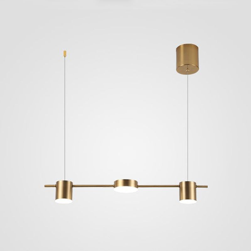 LunaDrum | Aluminium Pendelleuchte Insel Modern Einfach