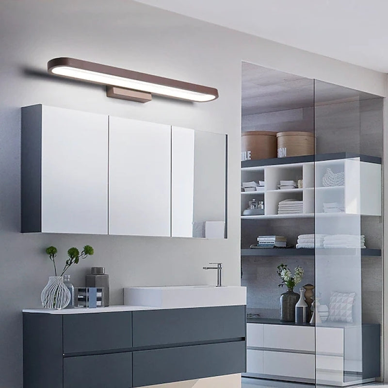 LichtFlair | Moderne Lineare Wandleuchte - Schlafzimmer/Badezimmer Metall