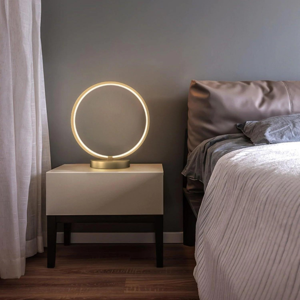 Lichtkreis – Stilvolle LED-Tischleuchte