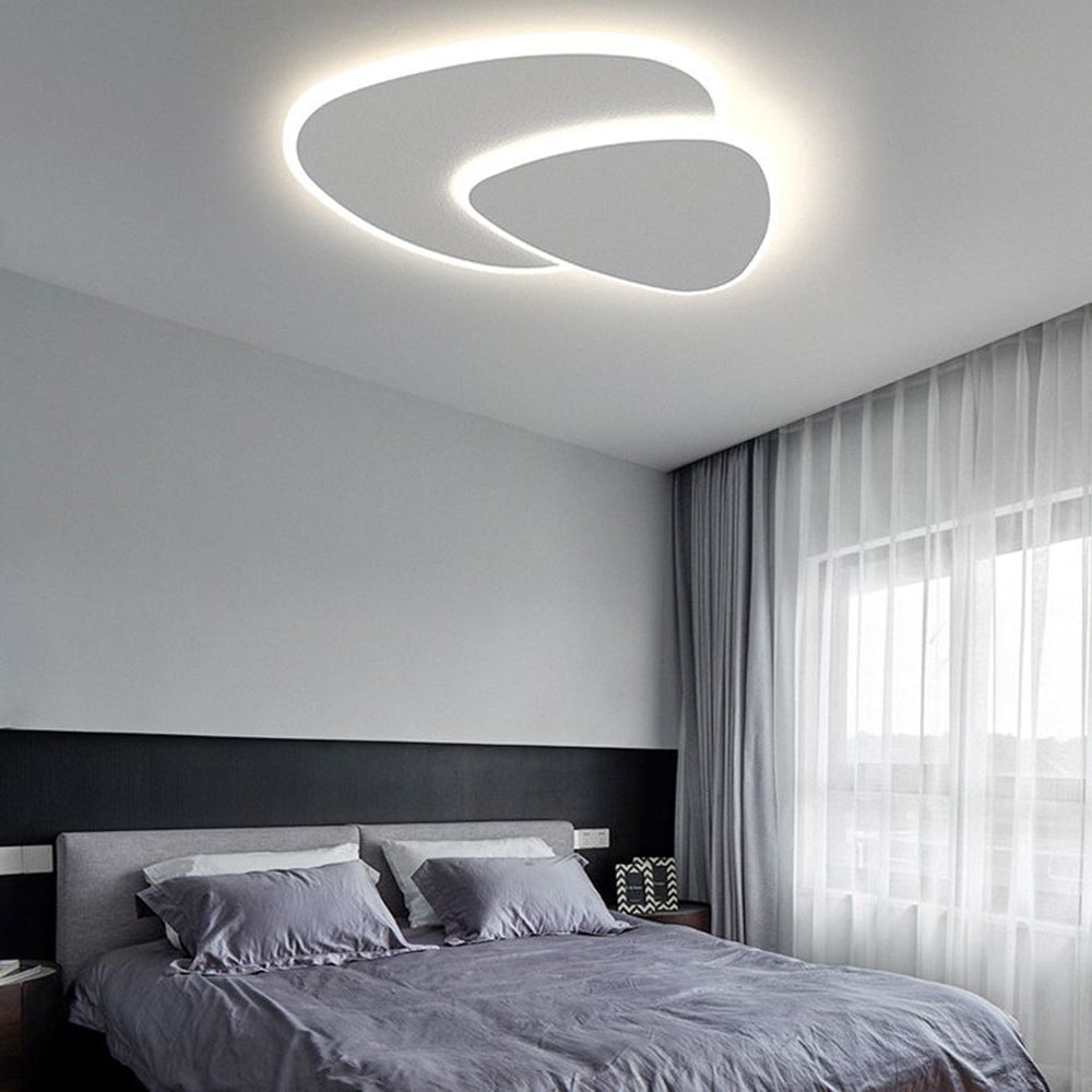 Luminora | Moderne LED-Deckenlampe – Dimmbar mit 3 Lichtfarben, Fernbedienung