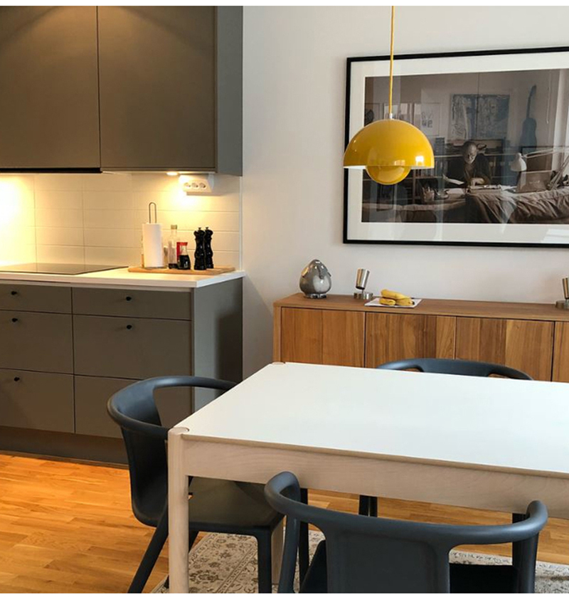 AuroraLicht V8 | LED-Hängelampe – Moderne Minimalistische Pendelleuchte, Größen D23/D40 cm