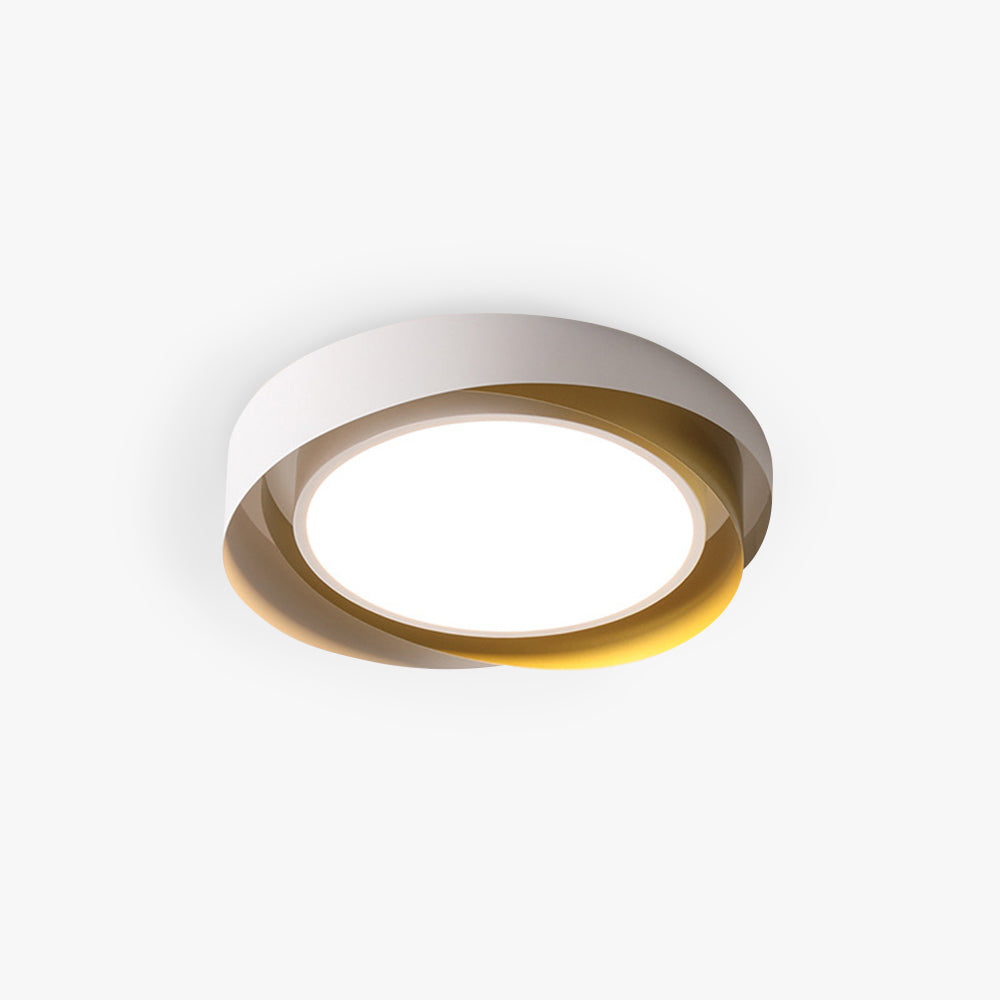 LumaLux | LED-Deckenleuchte – Moderne Runde Lampe aus Metall & Acryl
